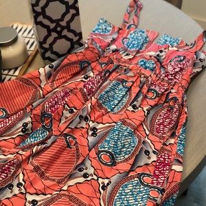 African Print Midi Dress